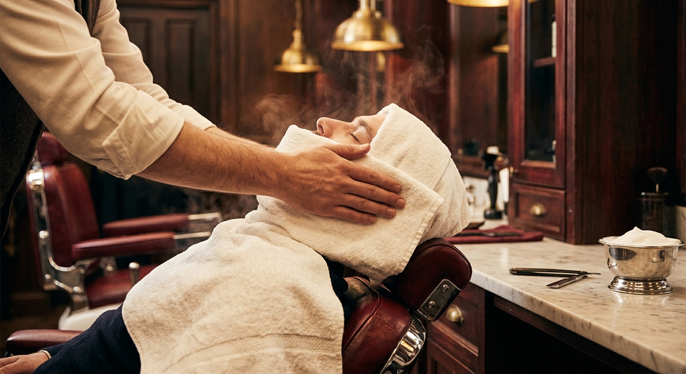 What Happens During a Hot Towel Shave — And Whether It's Worth the Extra $20